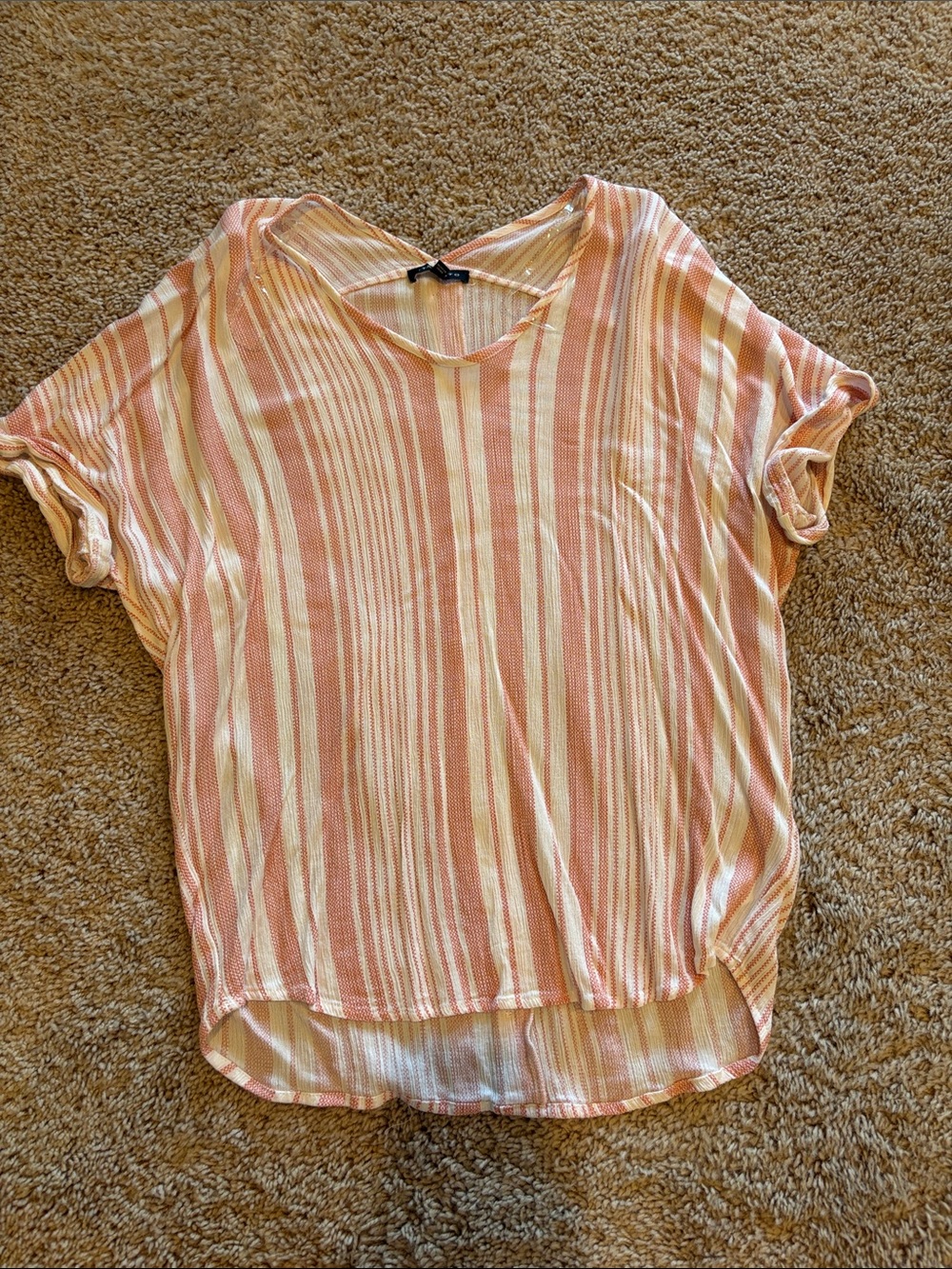 Pink Striped Top